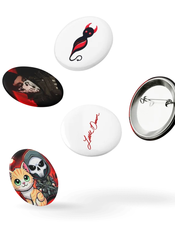 Little Demon Pin Button Set product image (5)