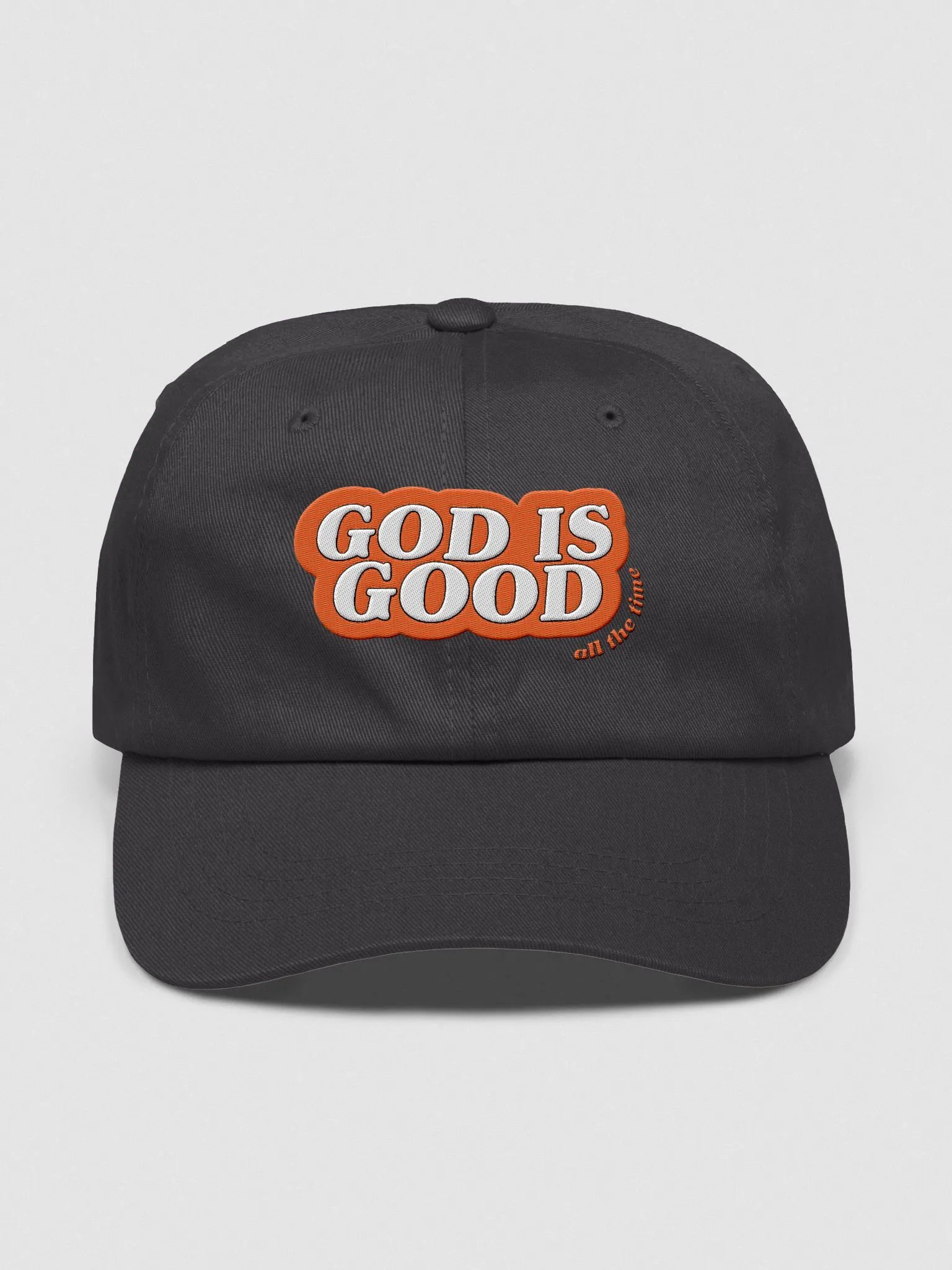 ORANGE God is Good Dad Hat product image (1)