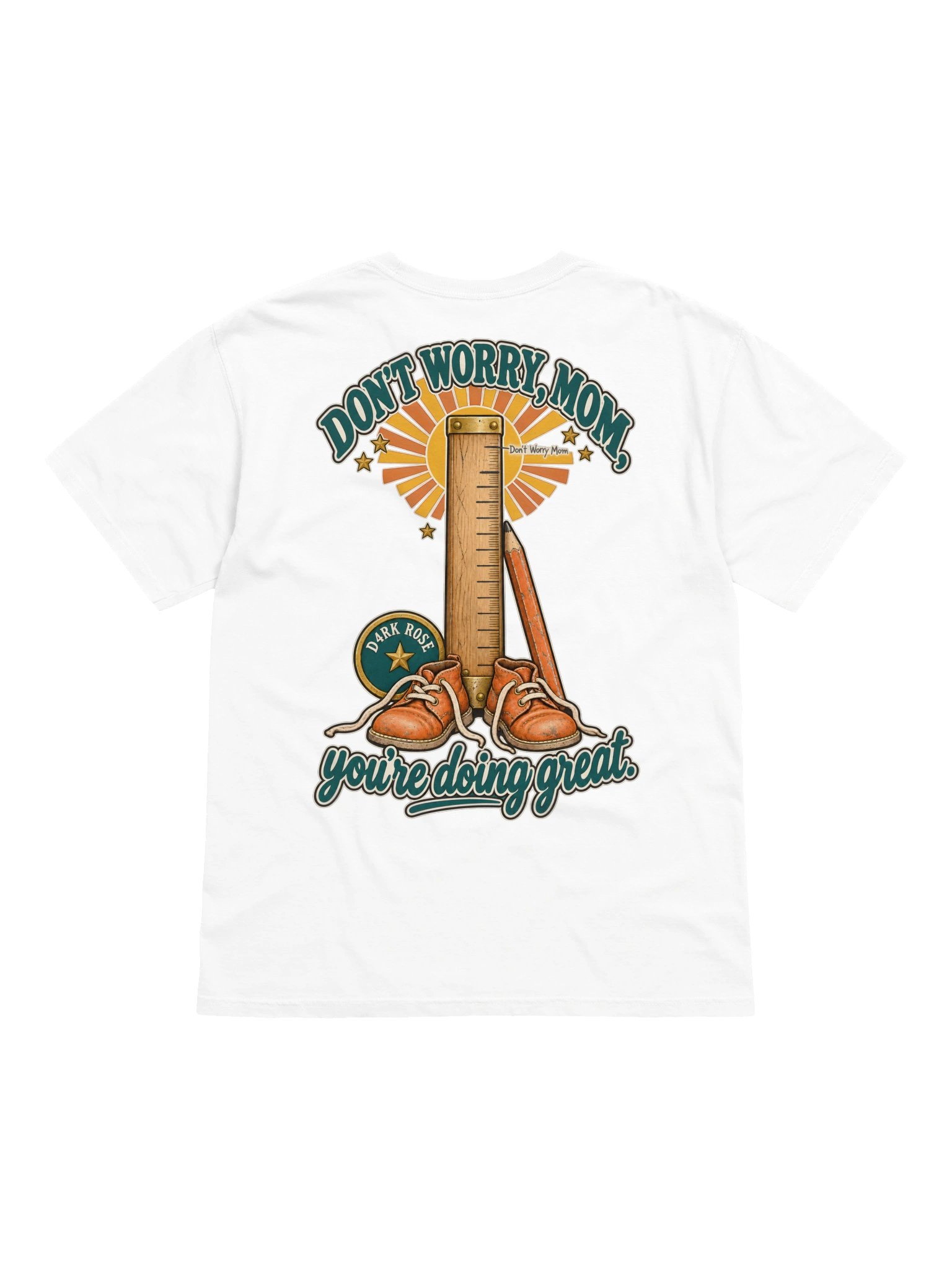 D4RK R0SE Don't Worry Mom Heavyweight T-Shirt product image (10)