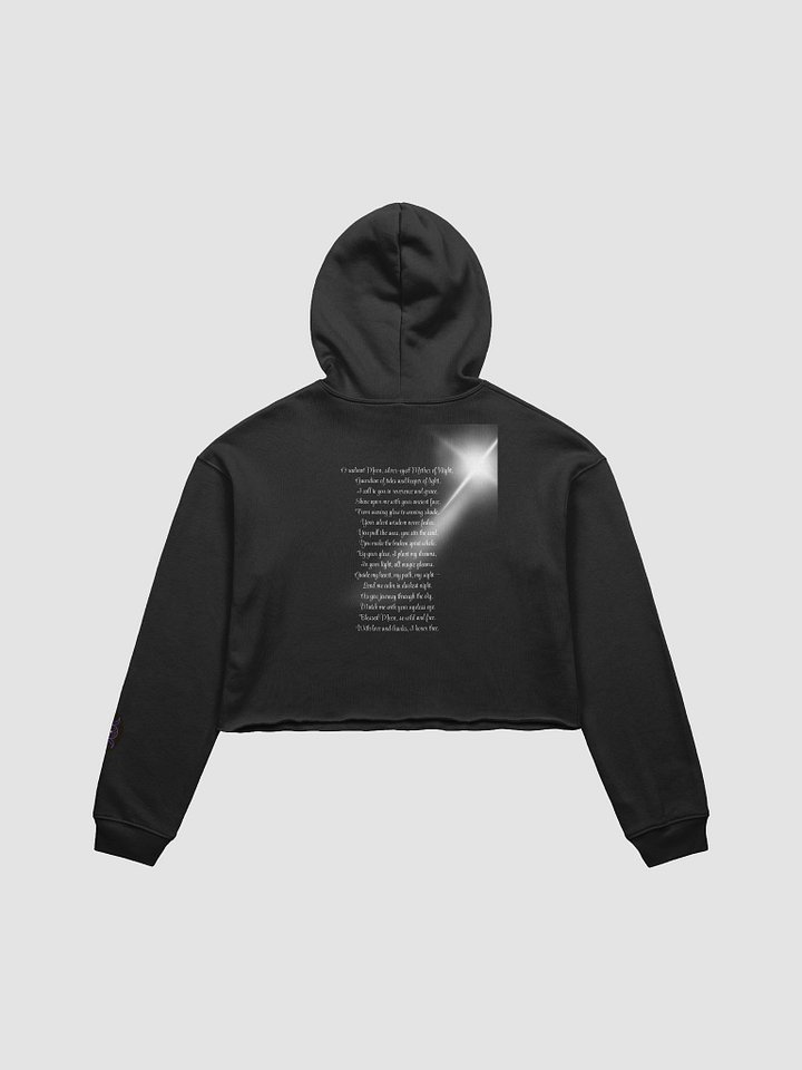 Moon Goddess with Prayer Crop Hoodie product image (2)