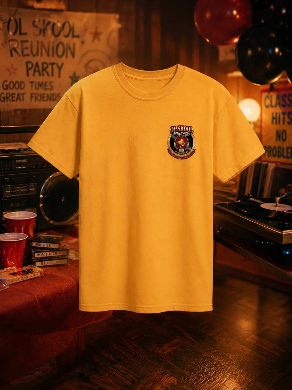 Ol Skool Reunion 2026 Over Heart Logo - Unisex T-Shirt product image (1)