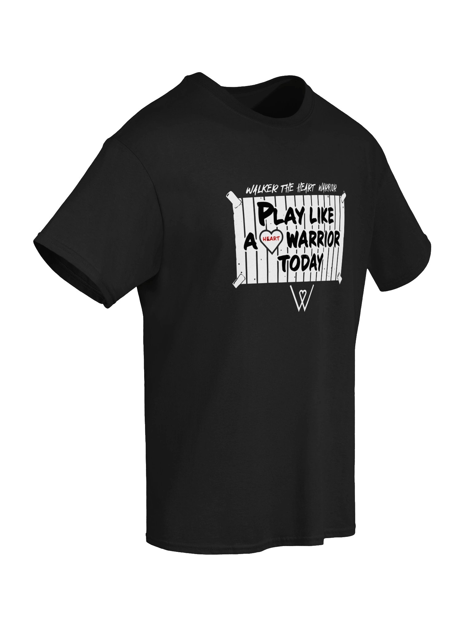 Walker Play Like A Heart Warrior Today Shirt product image (67)