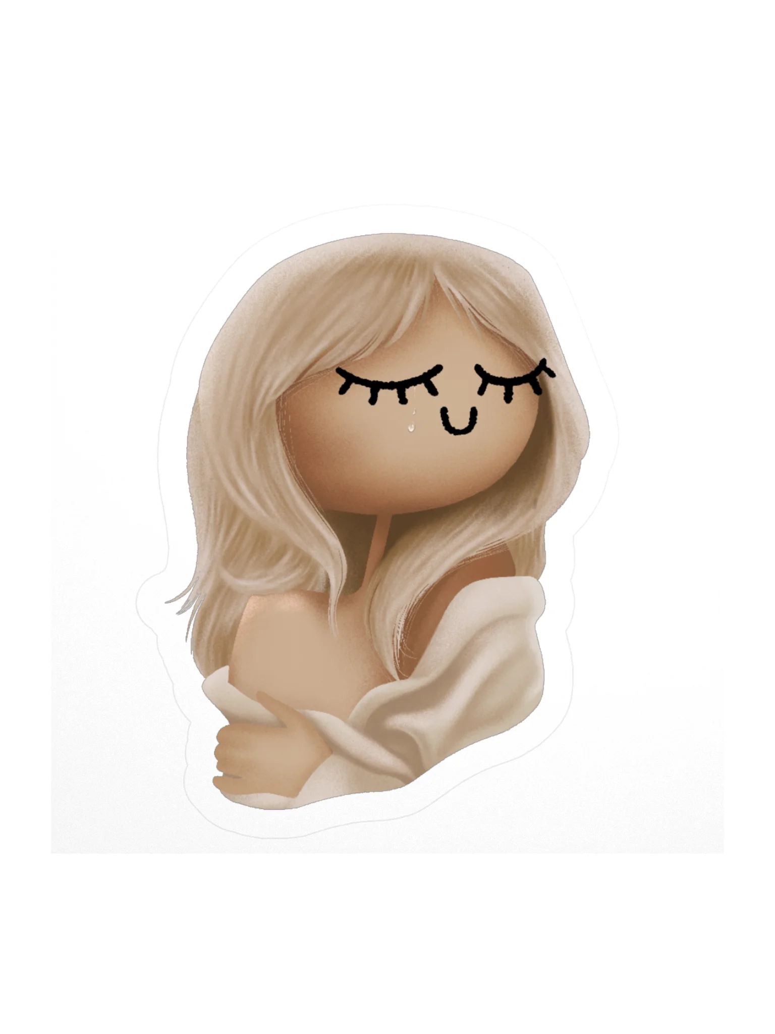 Melancholy Billie Sticker product image (1)