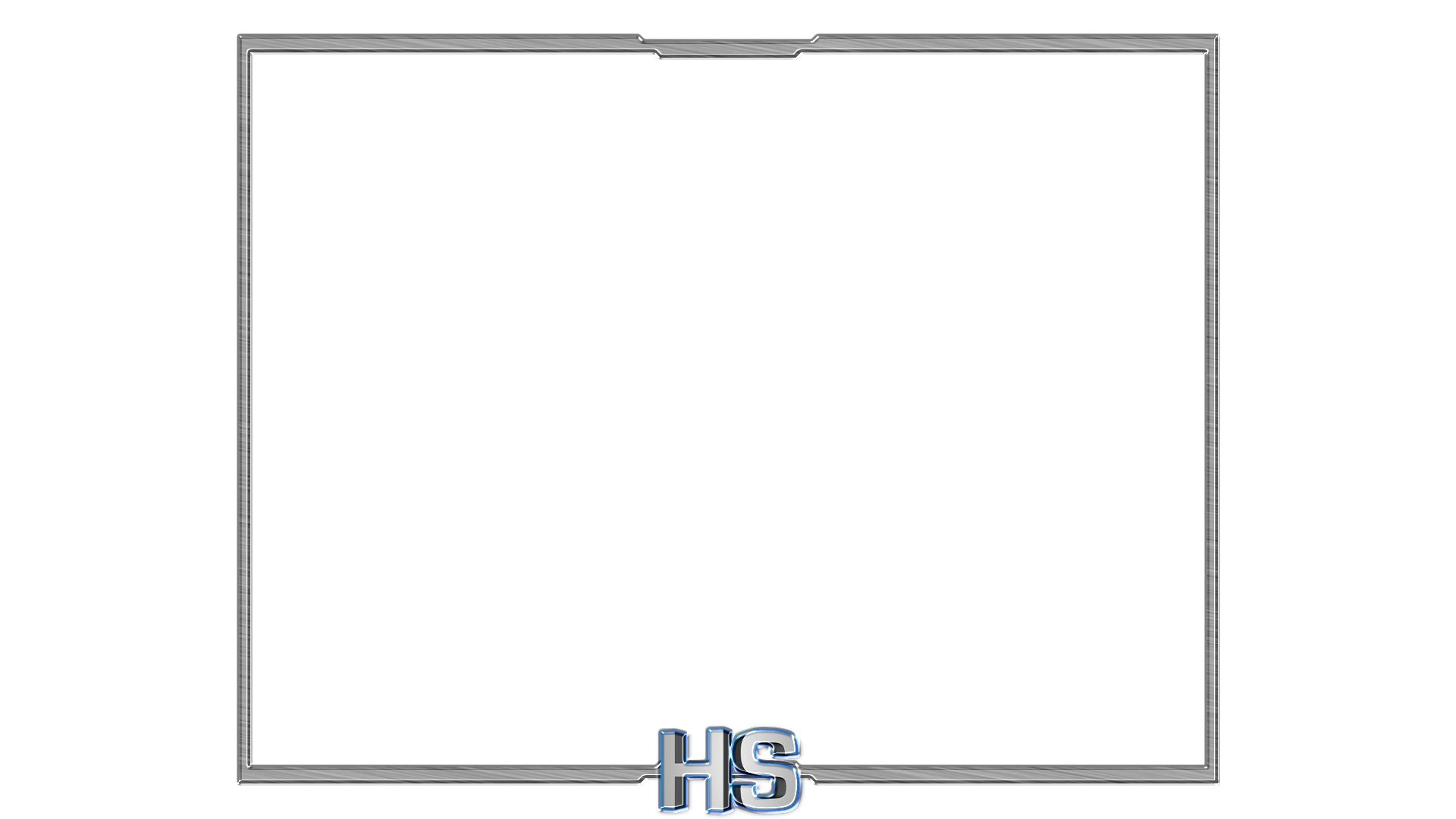 Metallic Webcam Overlay with logotype product image (1)