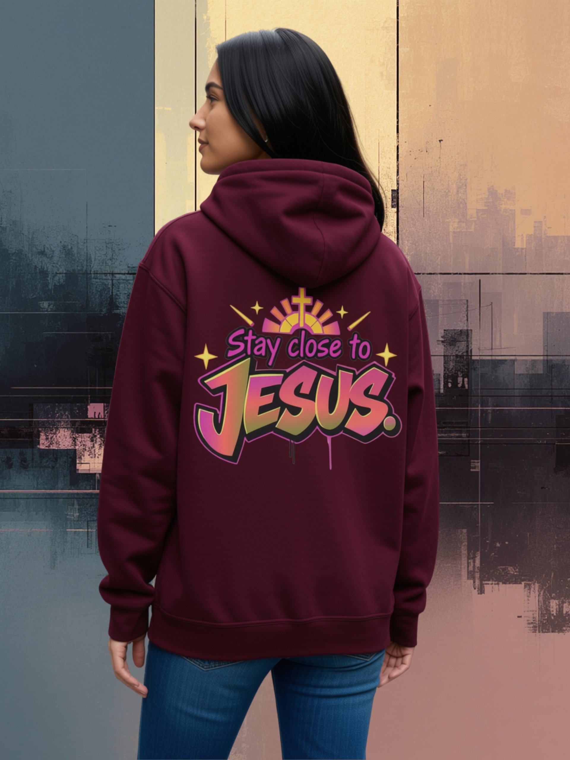 Stay Close to Jesus Streetwear Hoodie product image (1)