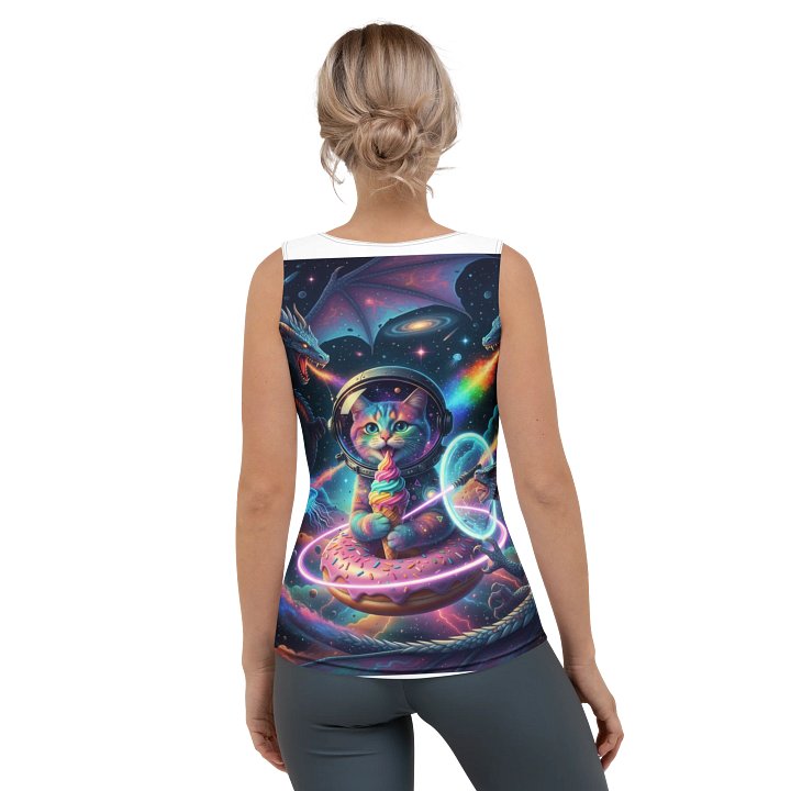 Cosmic Space cat Women's Tank Top product image (2)