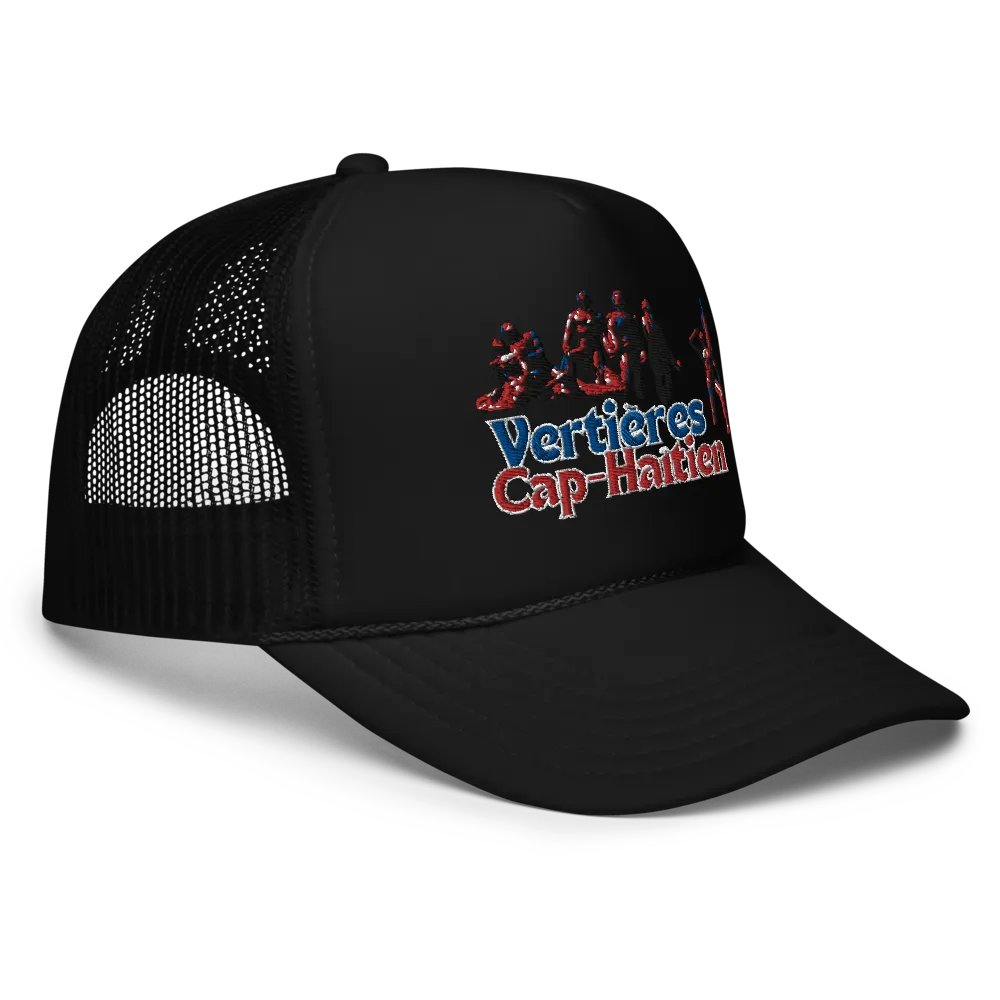 Vertières Cap-Haïtien Foam Trucker Hat product image (10)