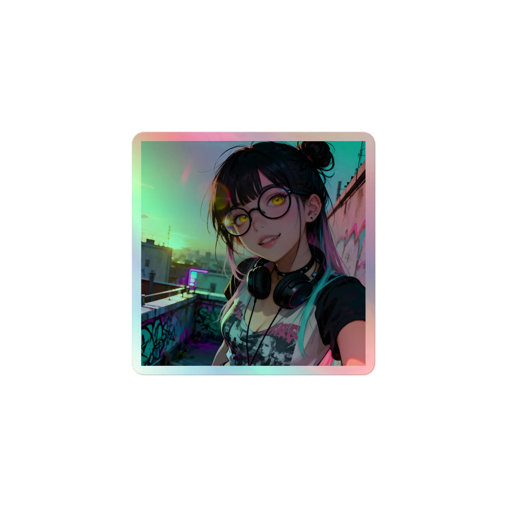 scarlett holographic sticker product image (1)