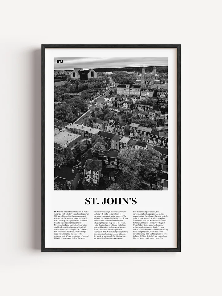 St. John's 02 Newspaper Poster product image (1)