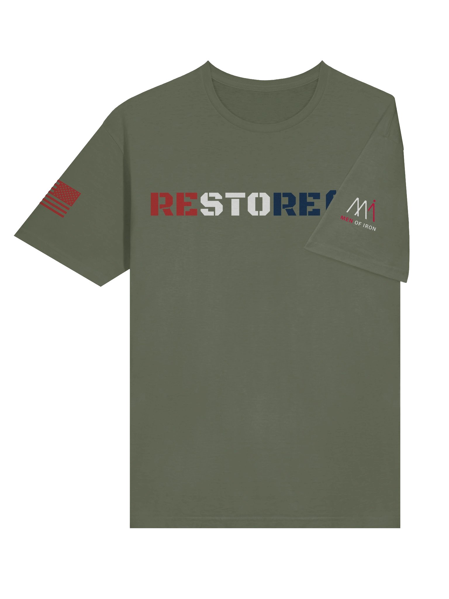 RESTORED Men of Iron Stylized T-Shirt product image (37)