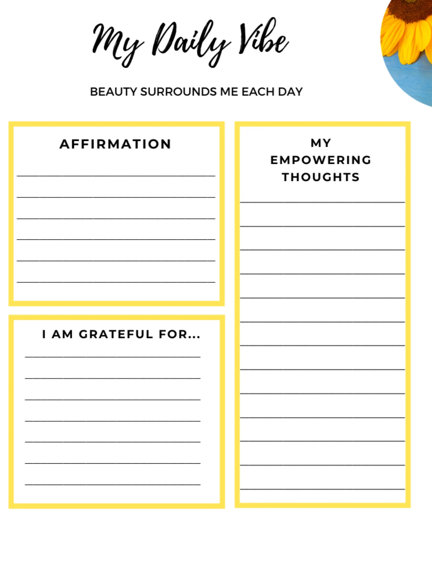Bless Her Bundle-10 Sunny Thoughts Encouragement Guides product image (7)