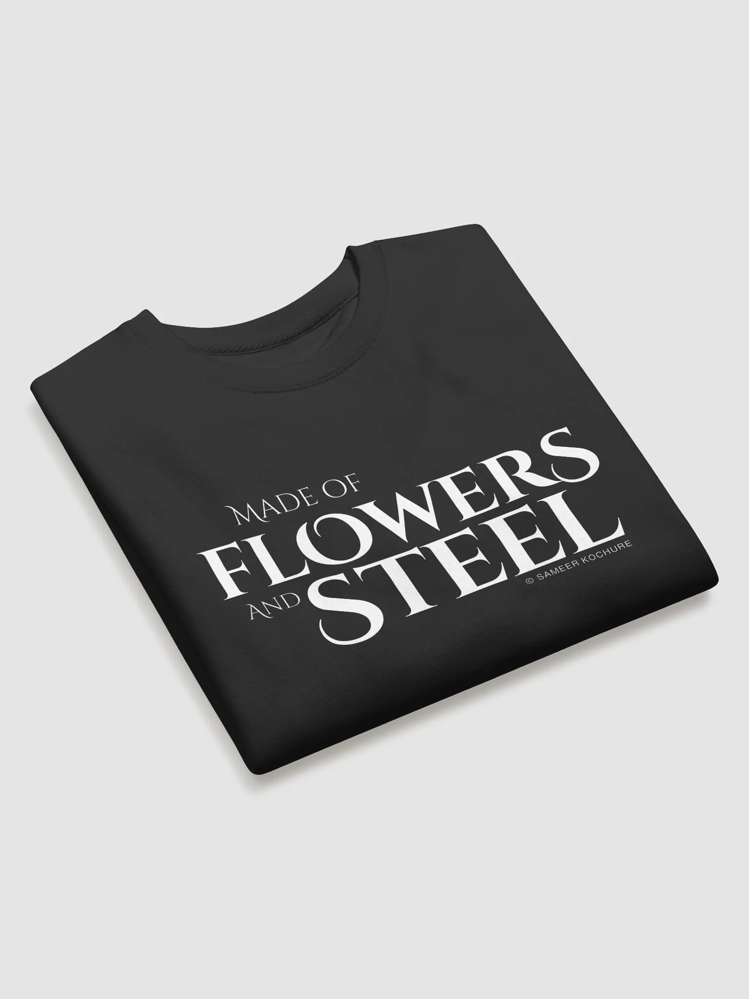 'Made of Flowers and Steel' Premium Sweatshirt product image (2)