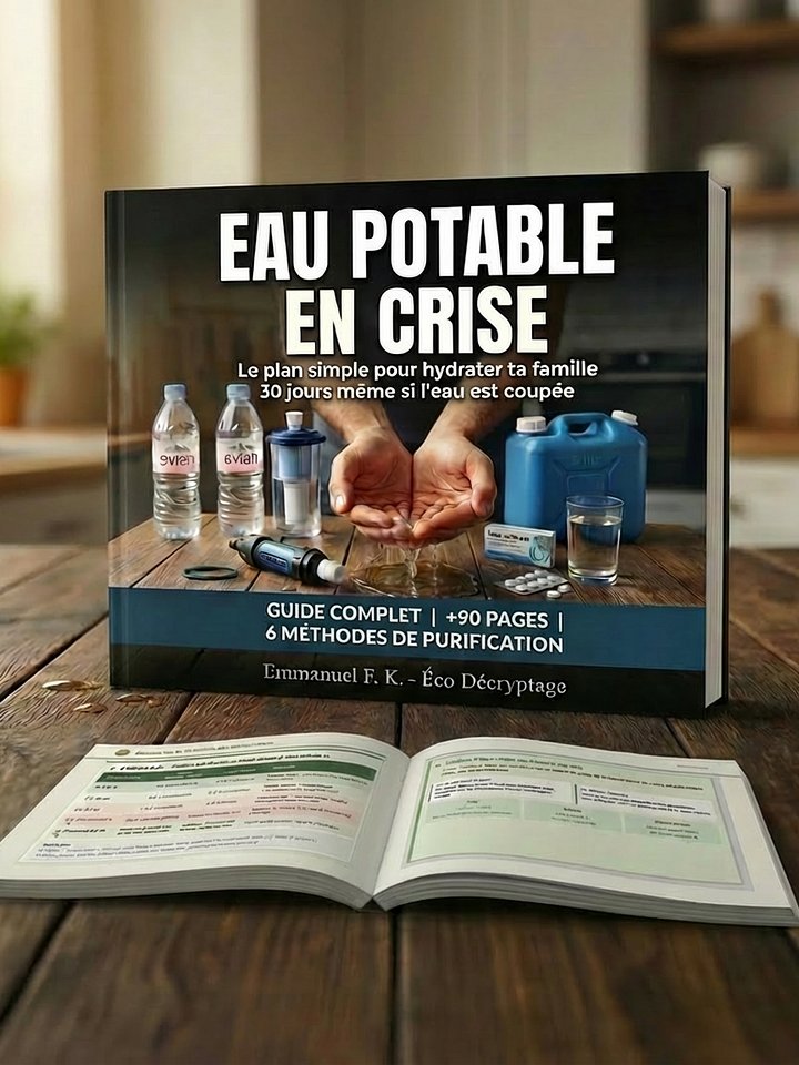 💧 Eau Potable en Crise — Le Plan Simple Pour Hydrater Ta Famille 30 Jours Même Si l'Eau Est Coupée (Stockage, Filtration, Purification, Eau de Pluie) product image (2)