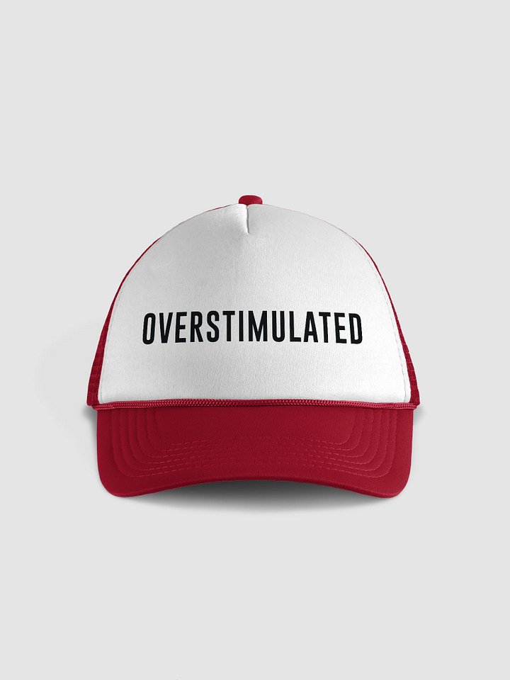 Overstimulated Cap | Minimal Bold Mental Health Streetwear Hat product image (1)