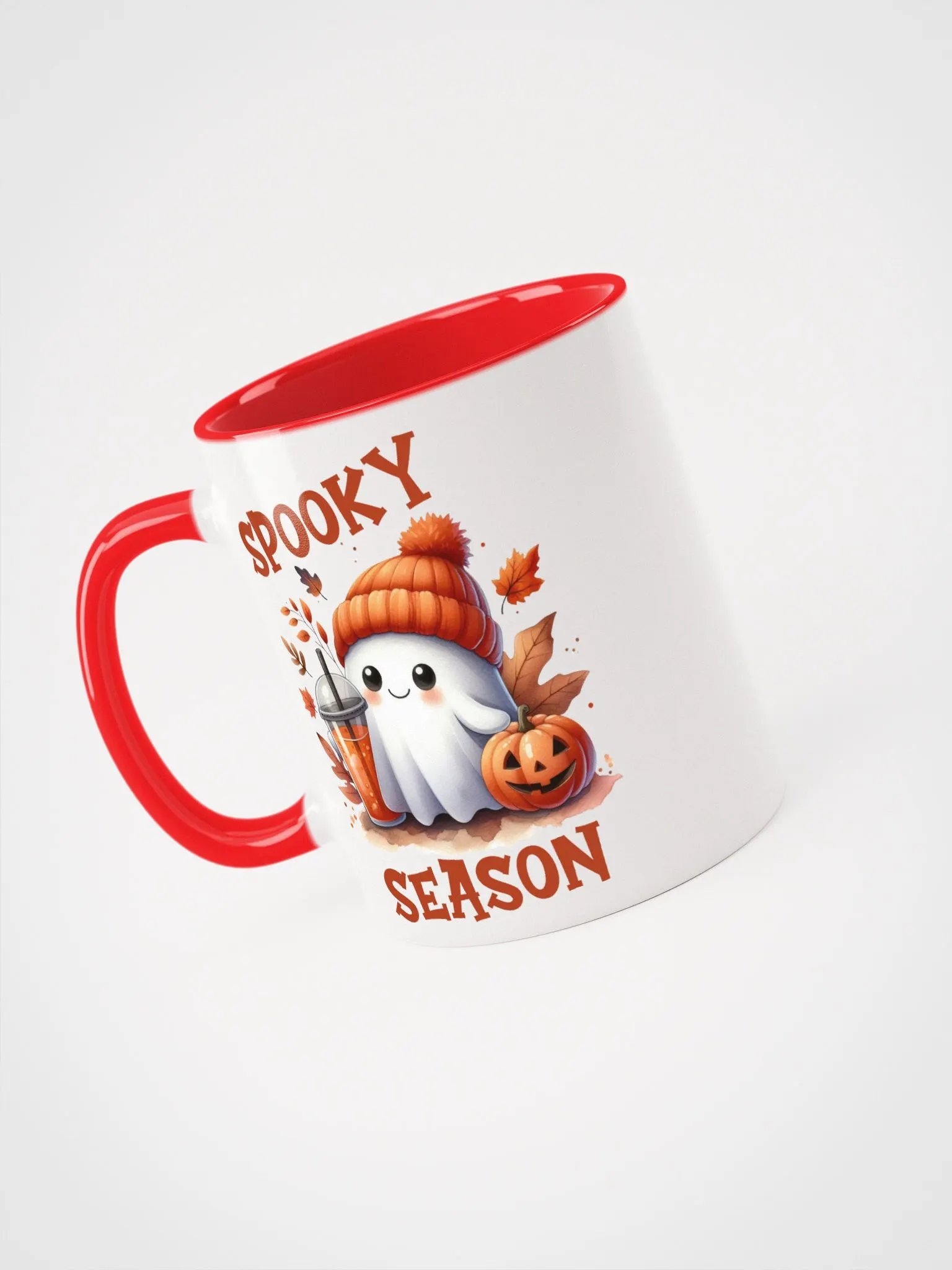 Spooky Season Cute Ghost Ceramic Mug product image (4)