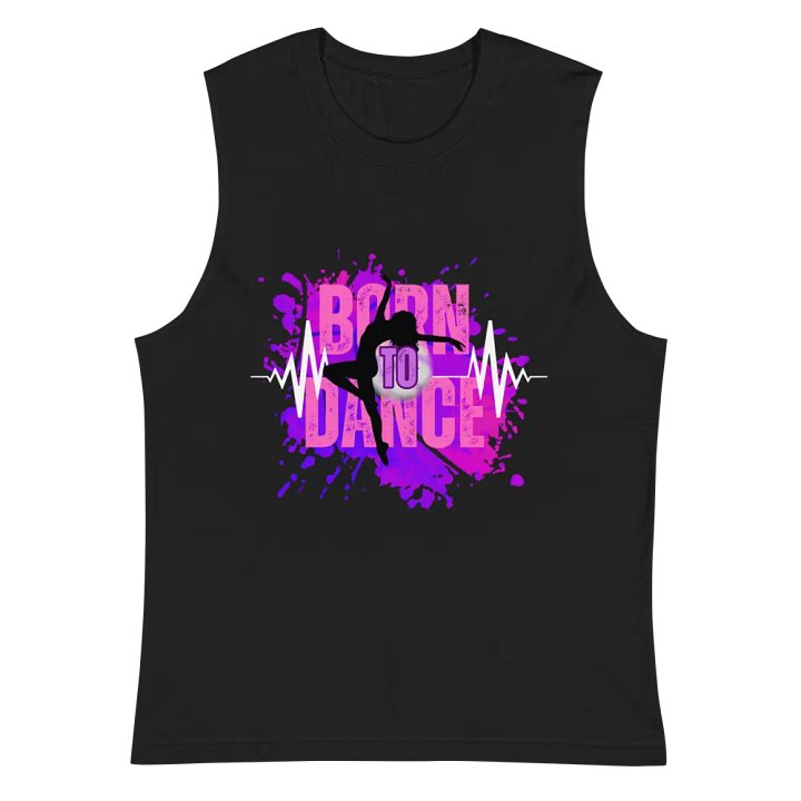 Expressive Born to Dance Her Silhouette Muscle Tank product image (3)