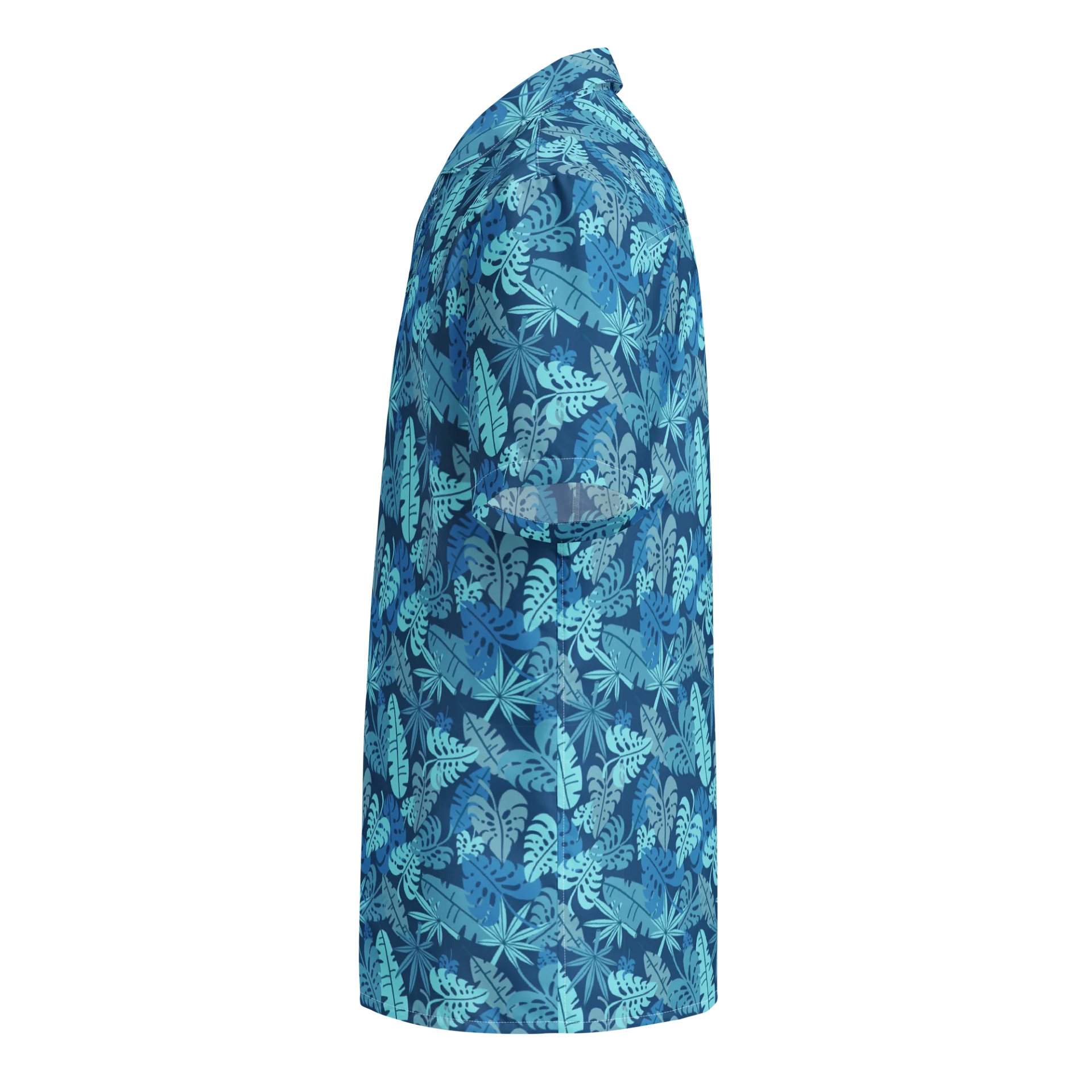 Azure Tropic Breeze Hawaiian Shirt: Comfort Meets Fashion product image (3)