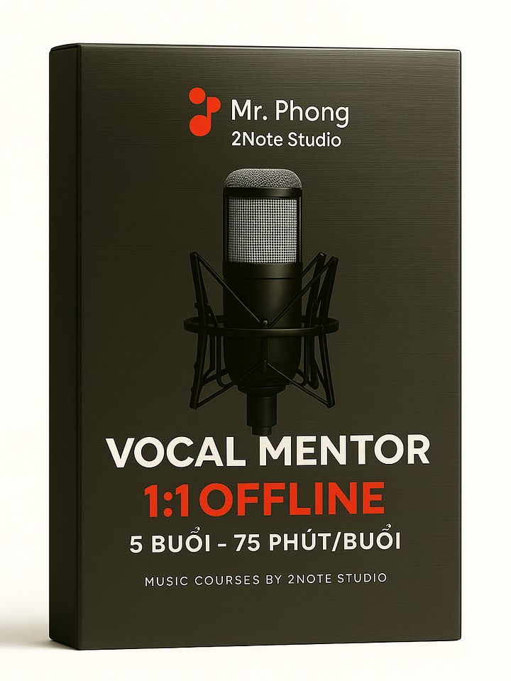 Vocal Mentor Offline | 5 Buổi 1 Kèm 1 tại Studio product image (1)