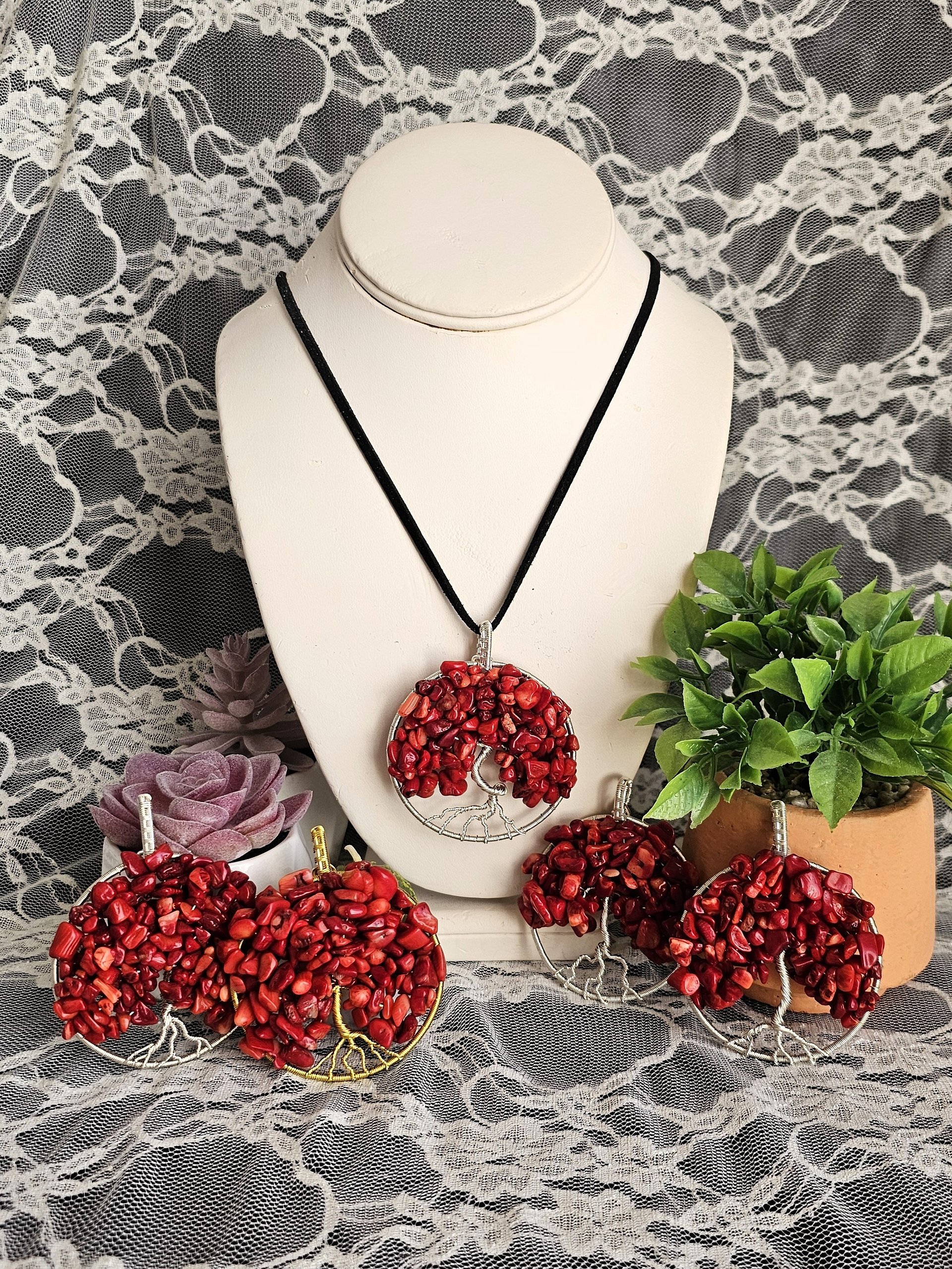 Red Bamboo Coral Tree of Life product image (2)
