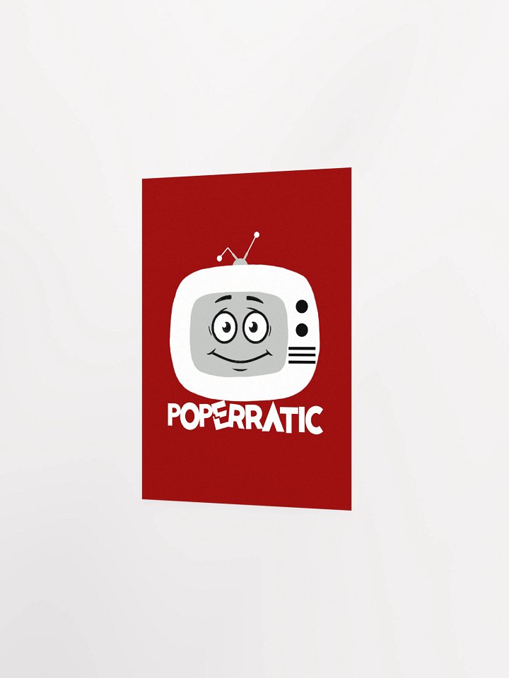 Poperratic Babysitter Logo - Red Poster product image (7)