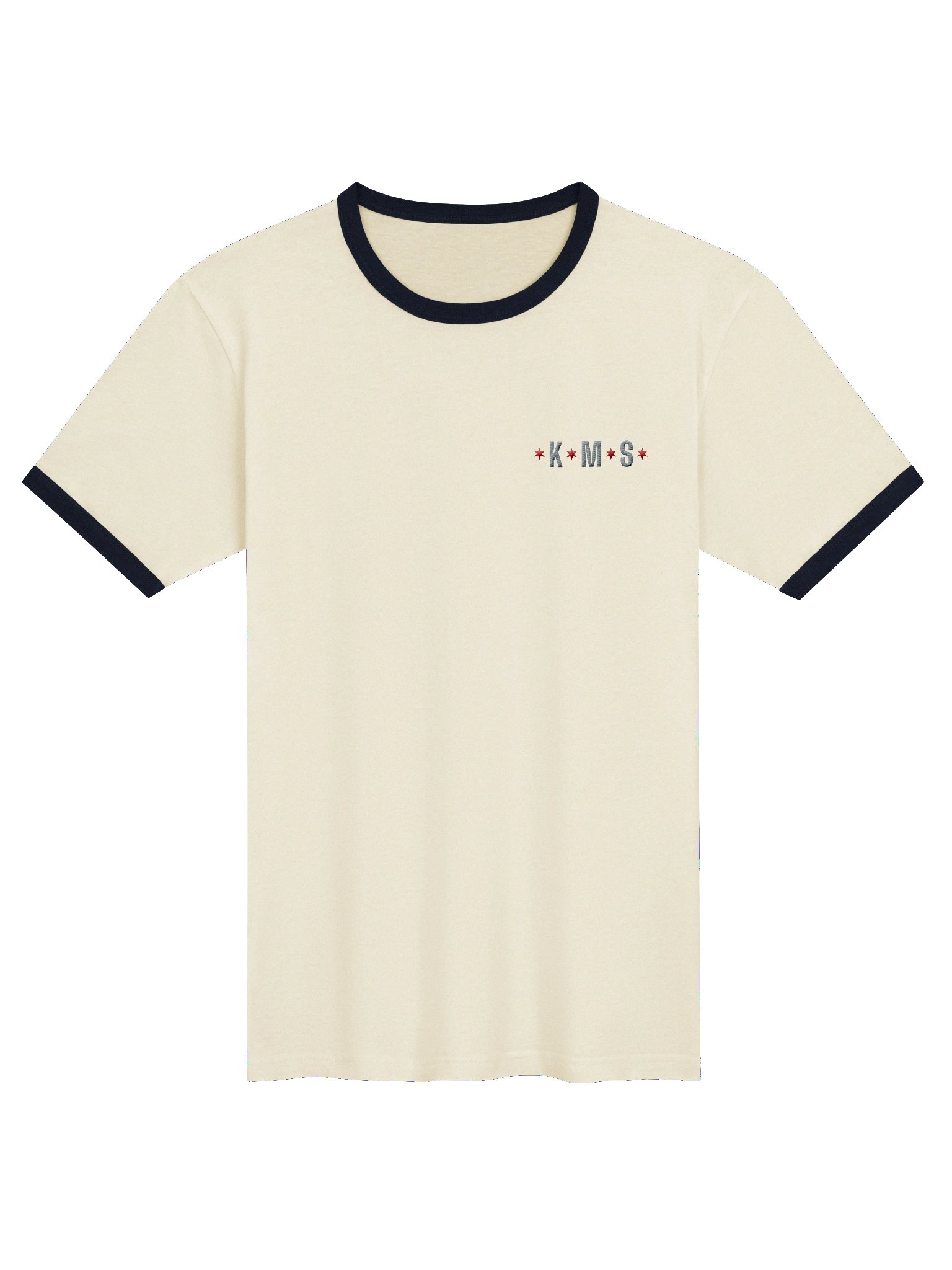Embroidered KMS Chicago Star Ringer Tee - Unisex product image (8)