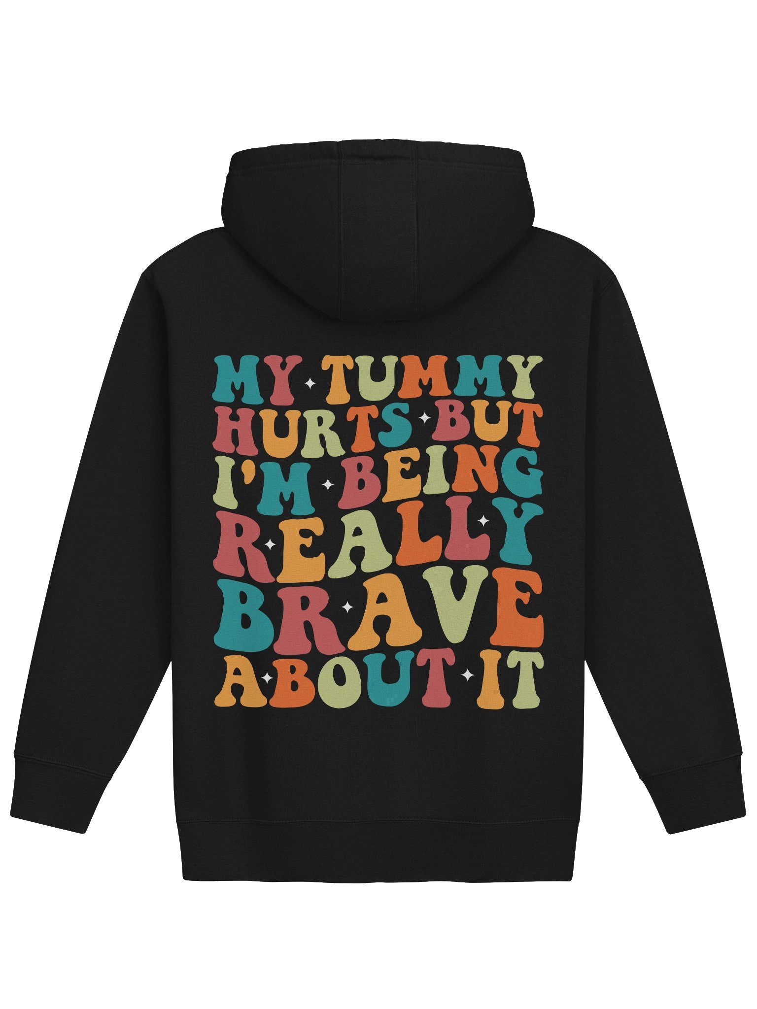 Retro My Tummy Hurts Unisex Hoodie product image (1)