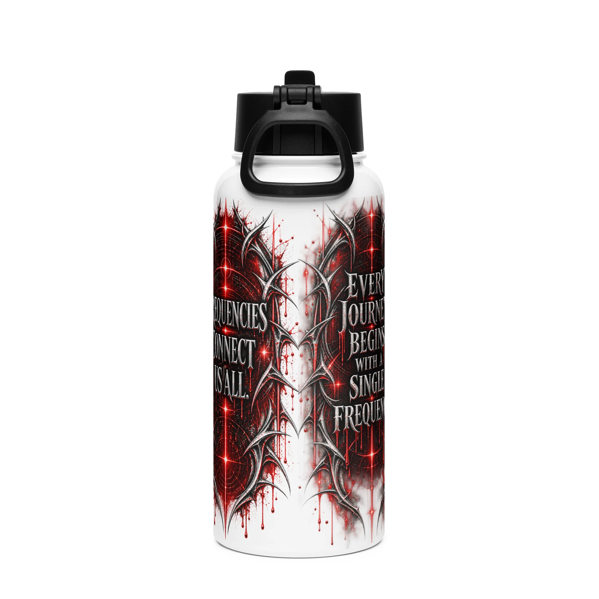 Waking the Sleeper — Frequencies Connect Us All Water Bottle product image (2)