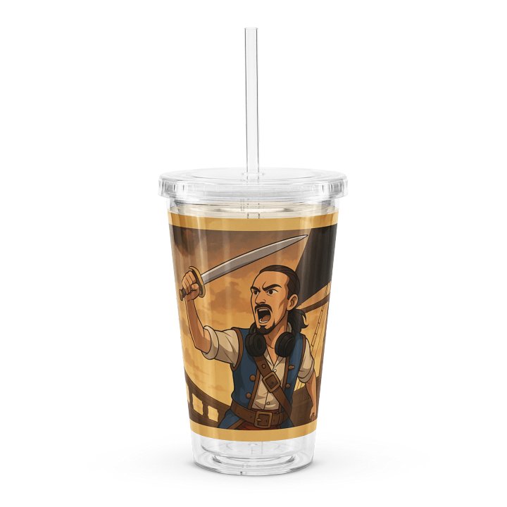 Tabzy Protects the Ship! Straw and Cup product image (1)