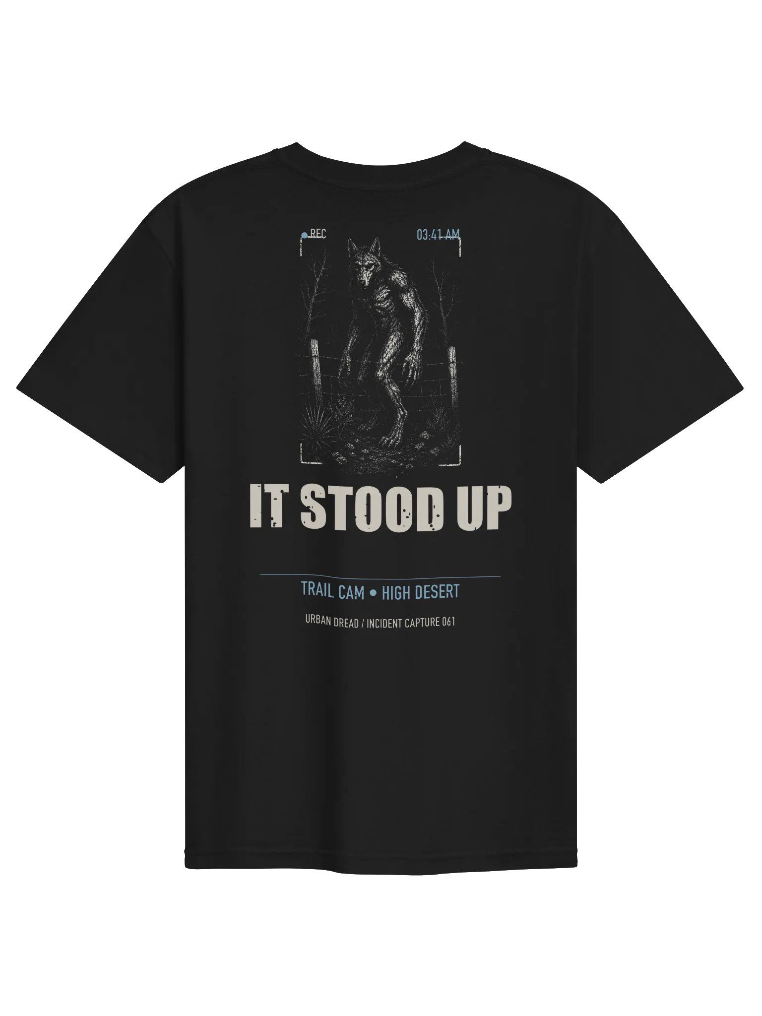 It Stood Up — Dogman Trail Camera T-Shirt product image (1)