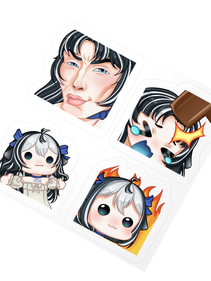 MEME PACK HARP SEAL CHIYO STICKERS product image (2)