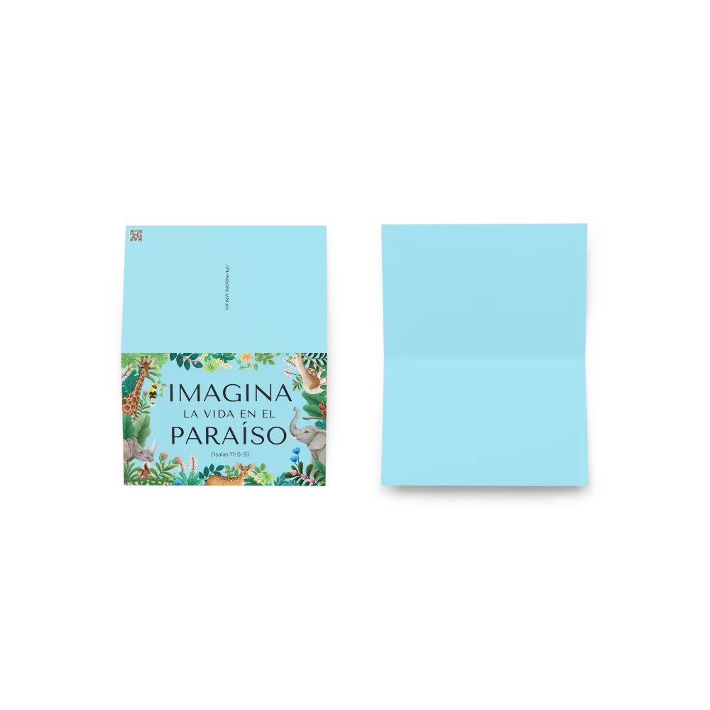 'Imagina la Vida en el Paraíso' Greeting Card product image (9)