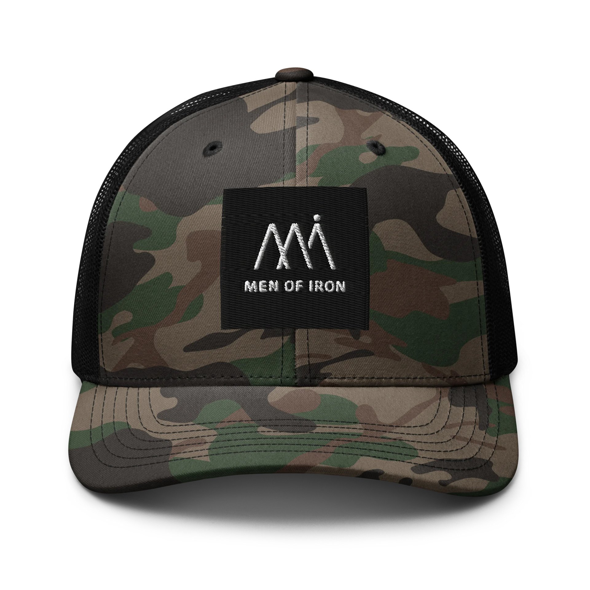 Men of Iron Camo Trucker Hat product image (1)