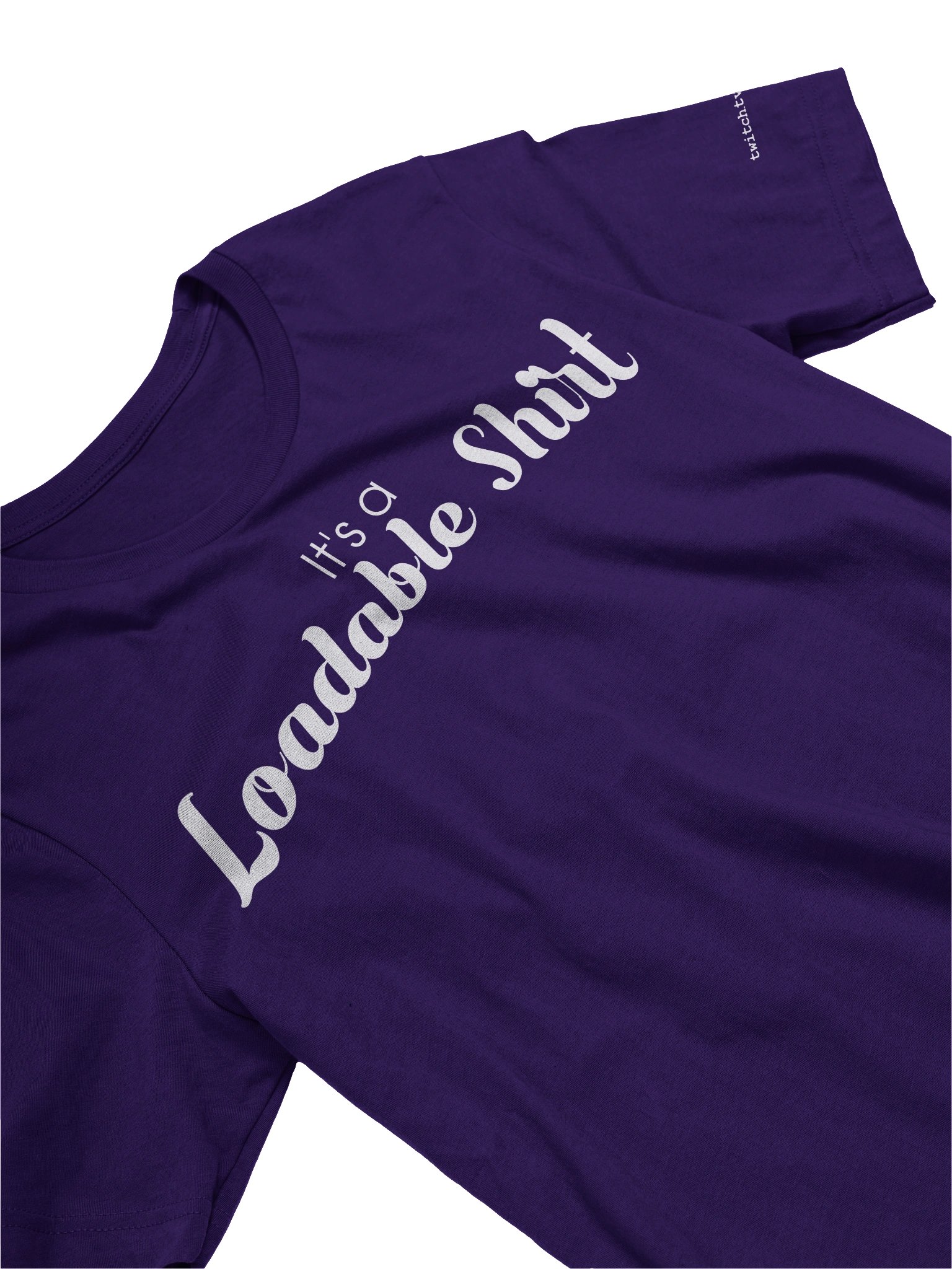 Loadable Shirt - script text product image (3)