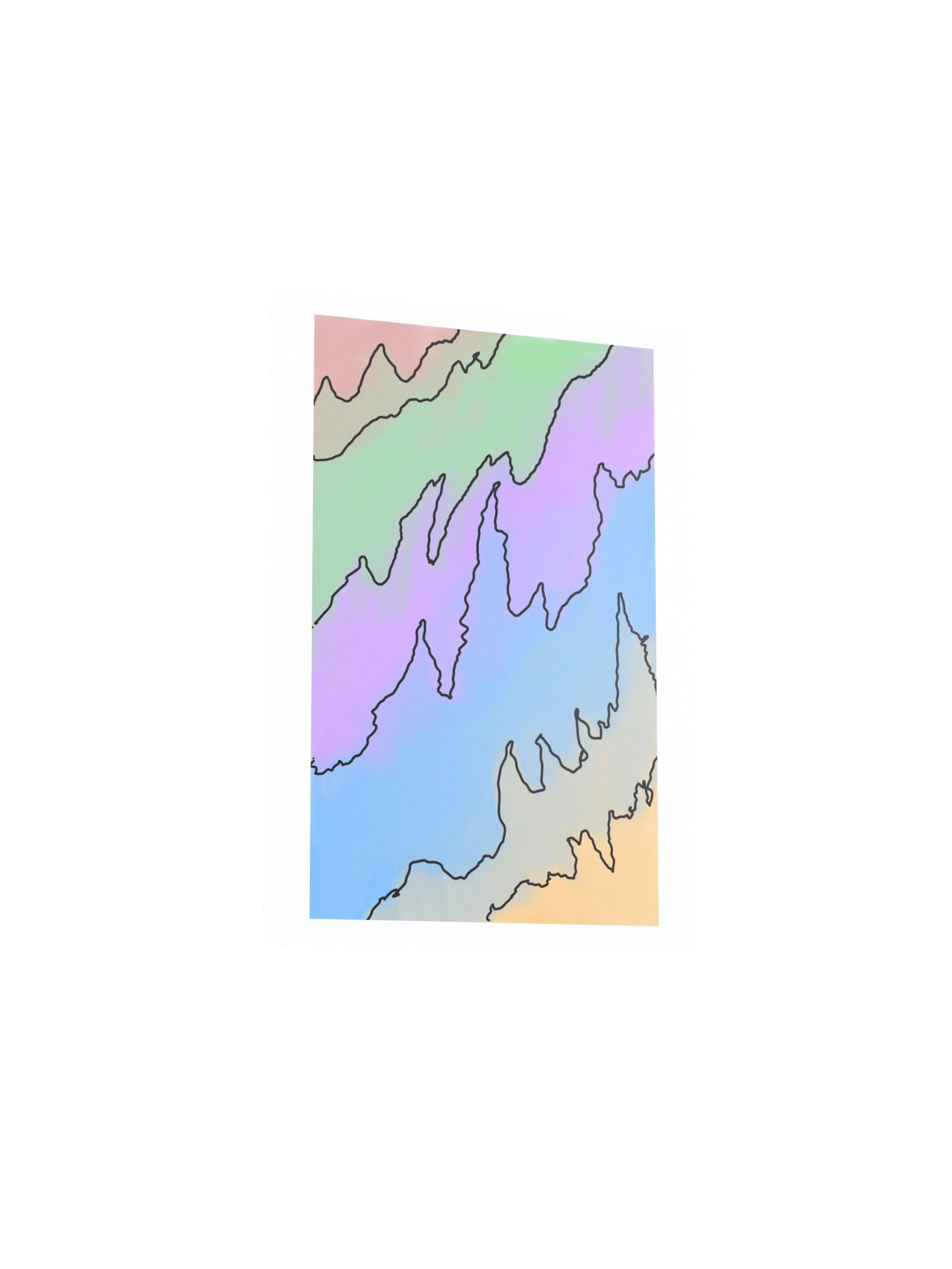 Noise, Abstract Wave Art Print (5x7) product image (3)
