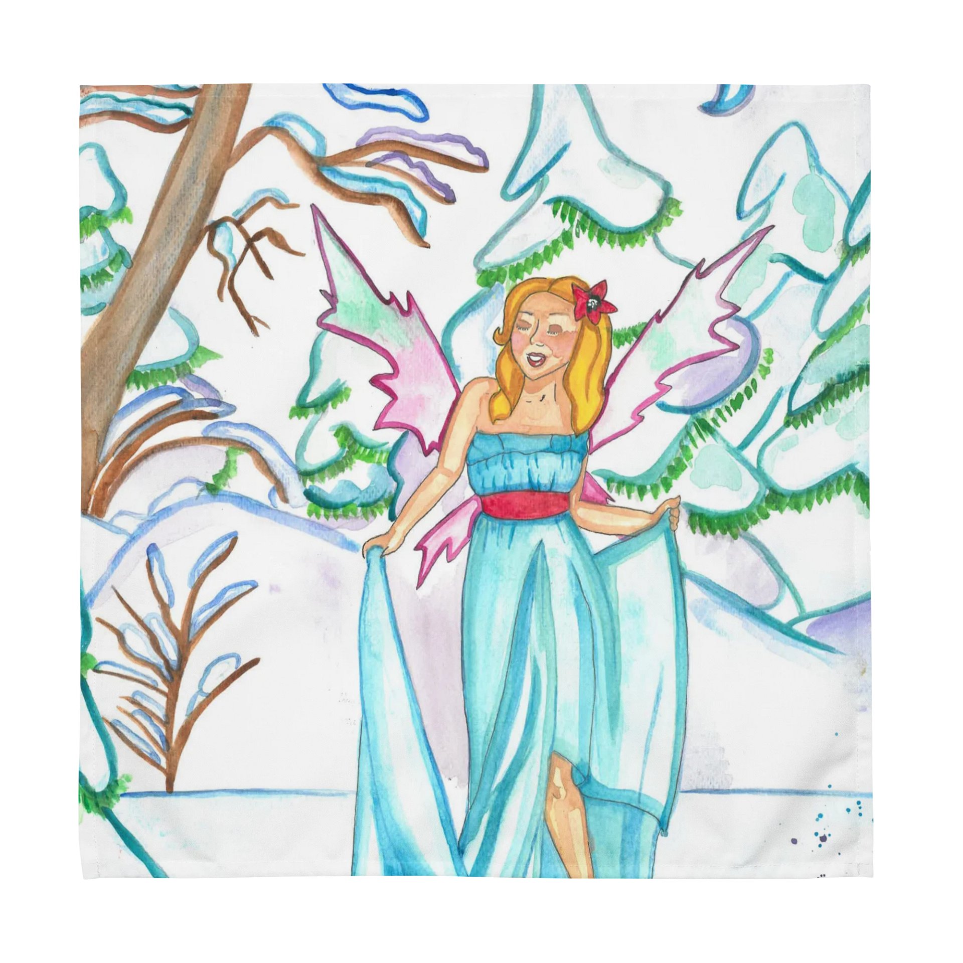 Fairy Winter Wonderland Cloth Napkin Set product image (2)