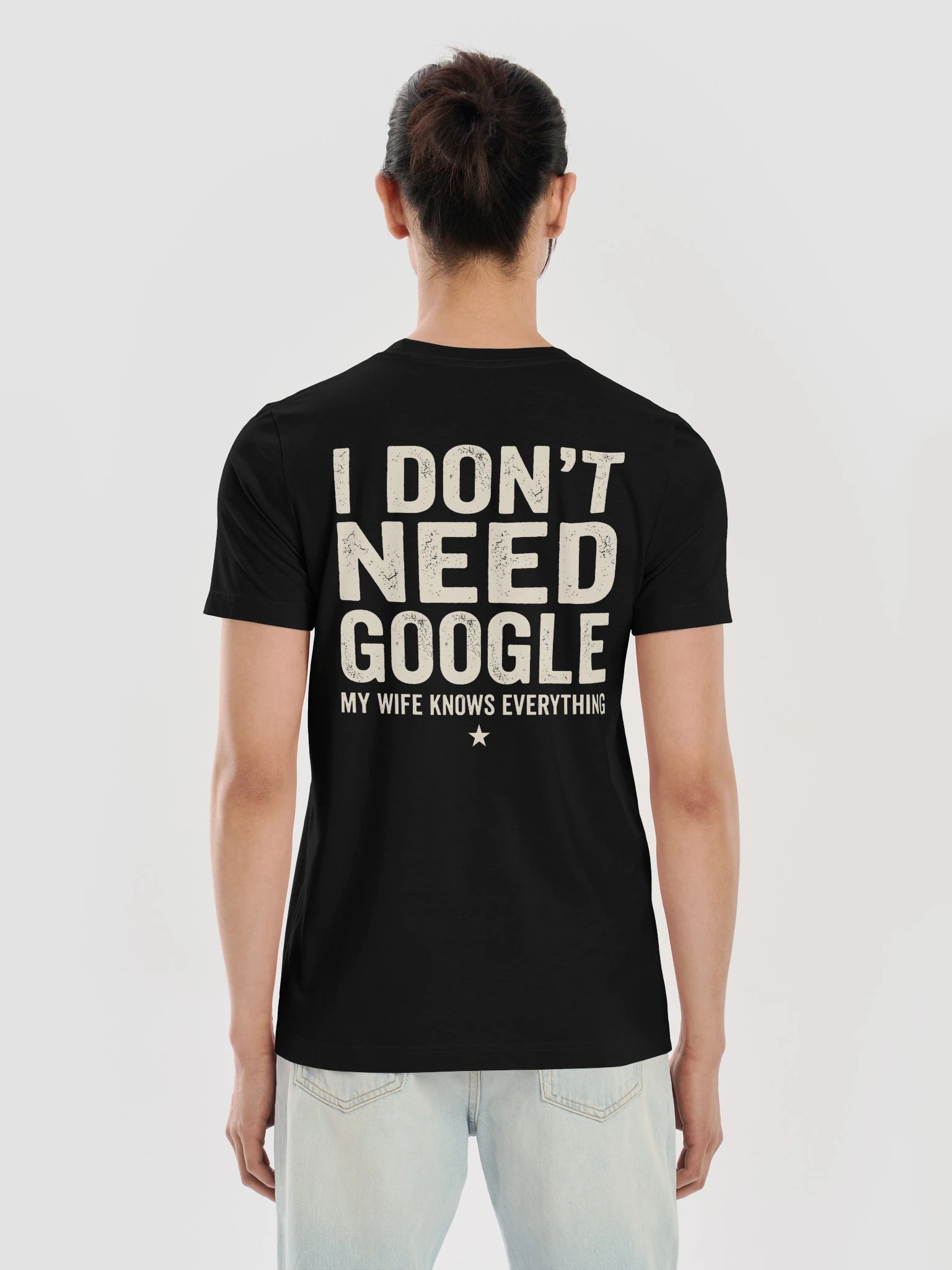 I Don't Need Google My Wife Knows Everything Shirt product image (11)