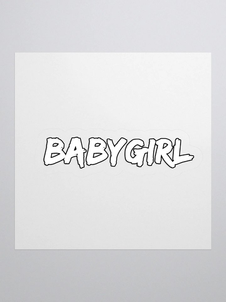 Babygirl Kiss-Cut Sticker product image (1)