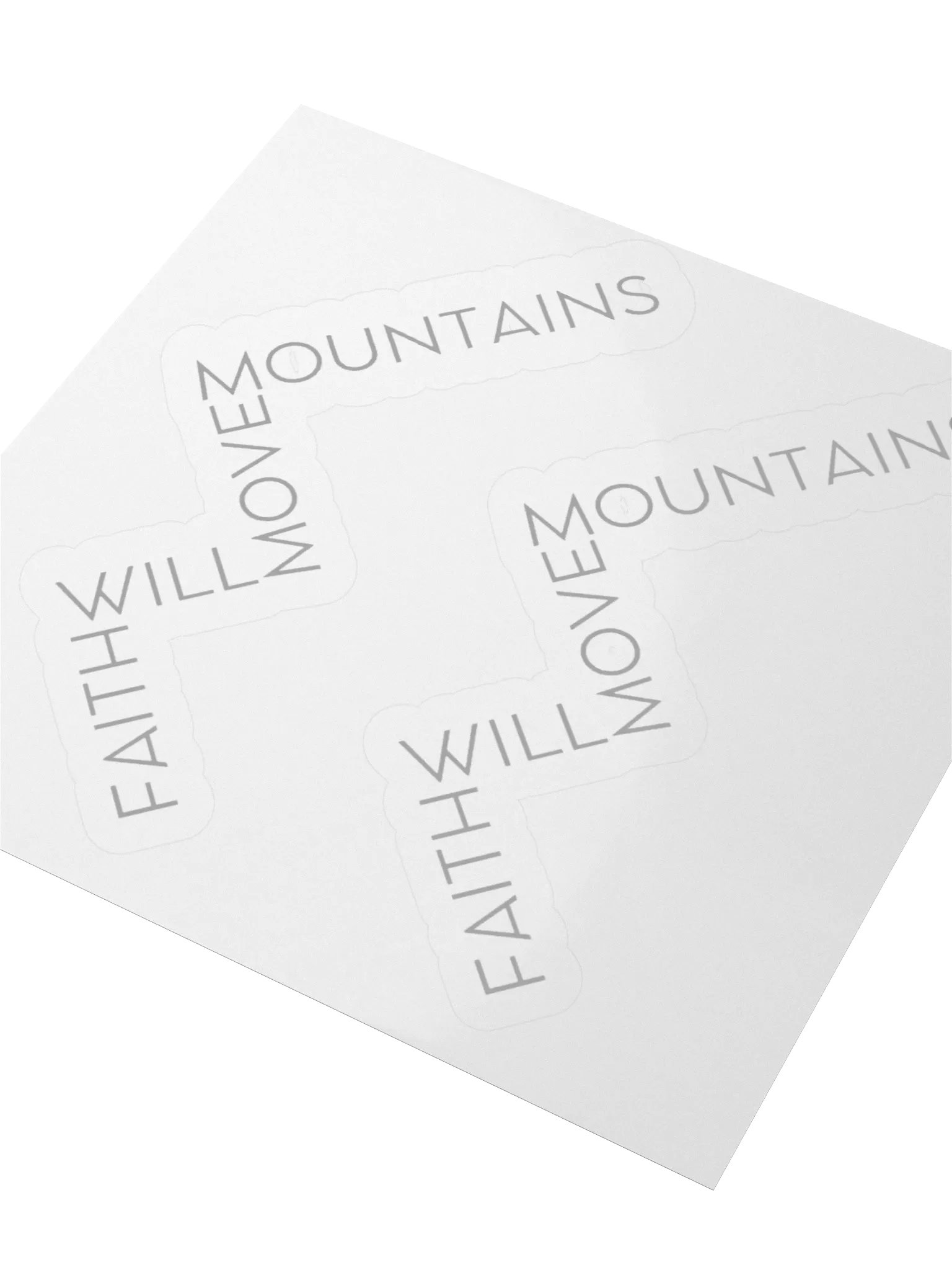 Faith will Move Mountains Sticker product image (3)