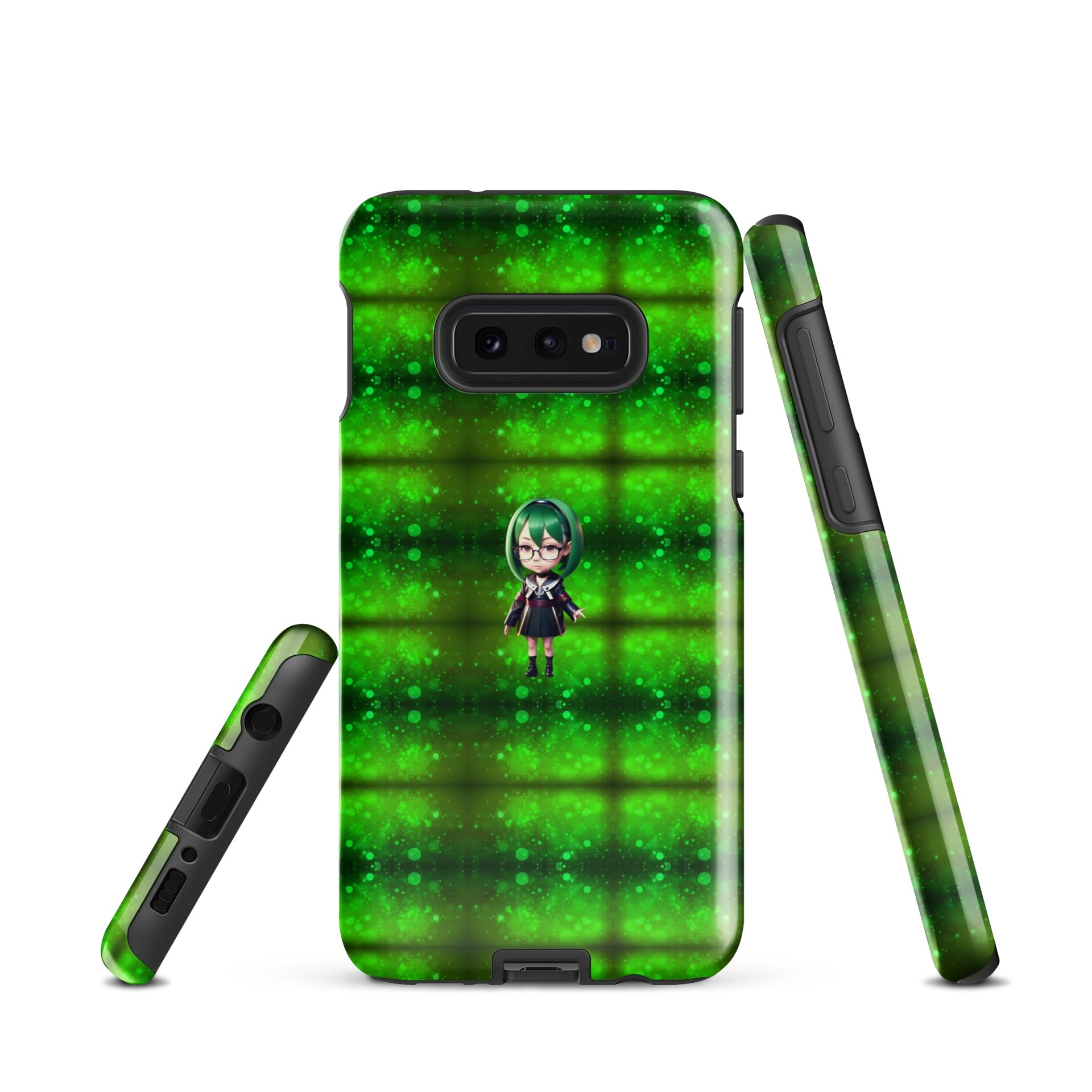 (GREEN CHIBI) K Case for Samsung product image (1)