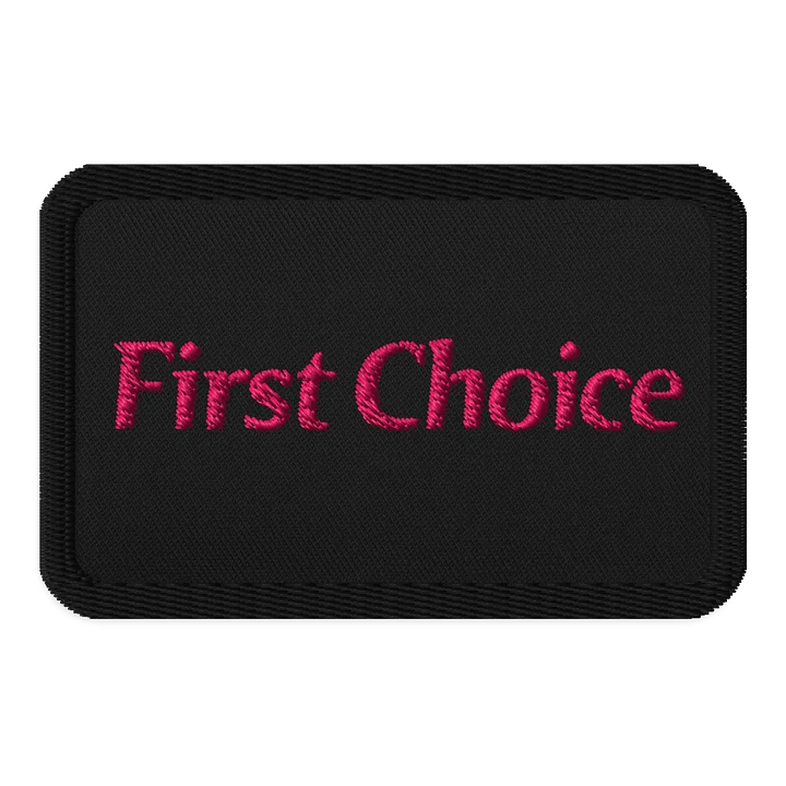 Retro First Choice - Embroidered Patch product image (1)