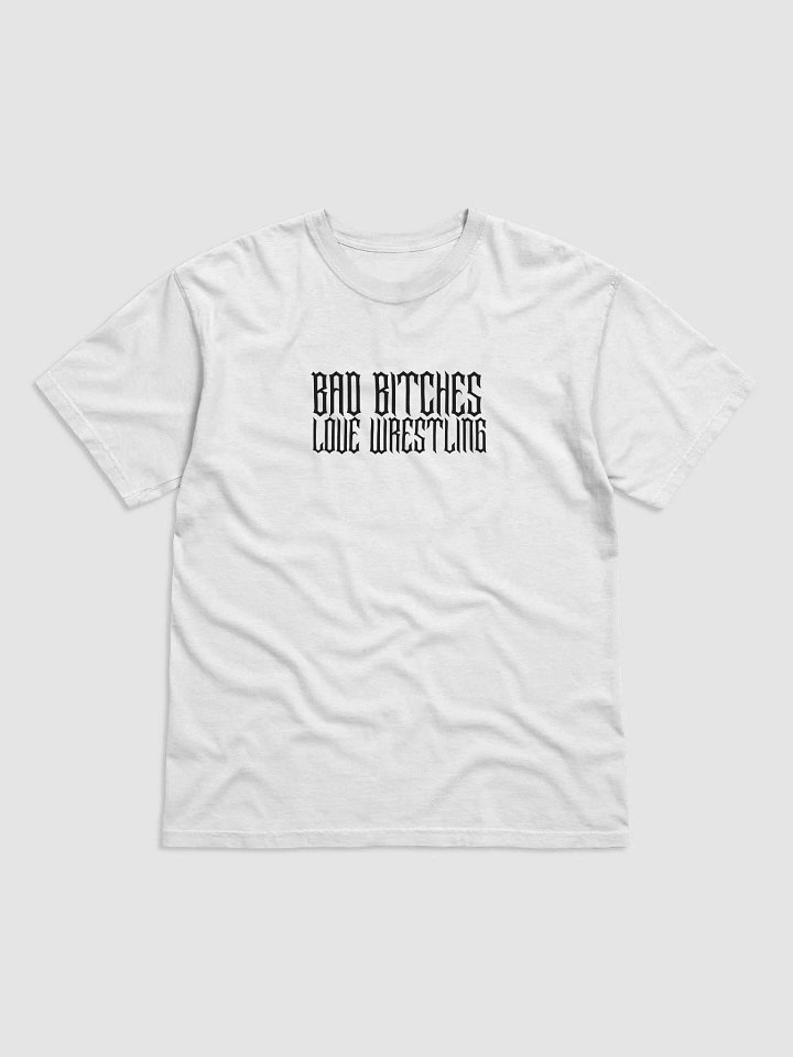 Bad Bitches Love Wrestling Grunge Short Sleeved T-Shirt product image (13)