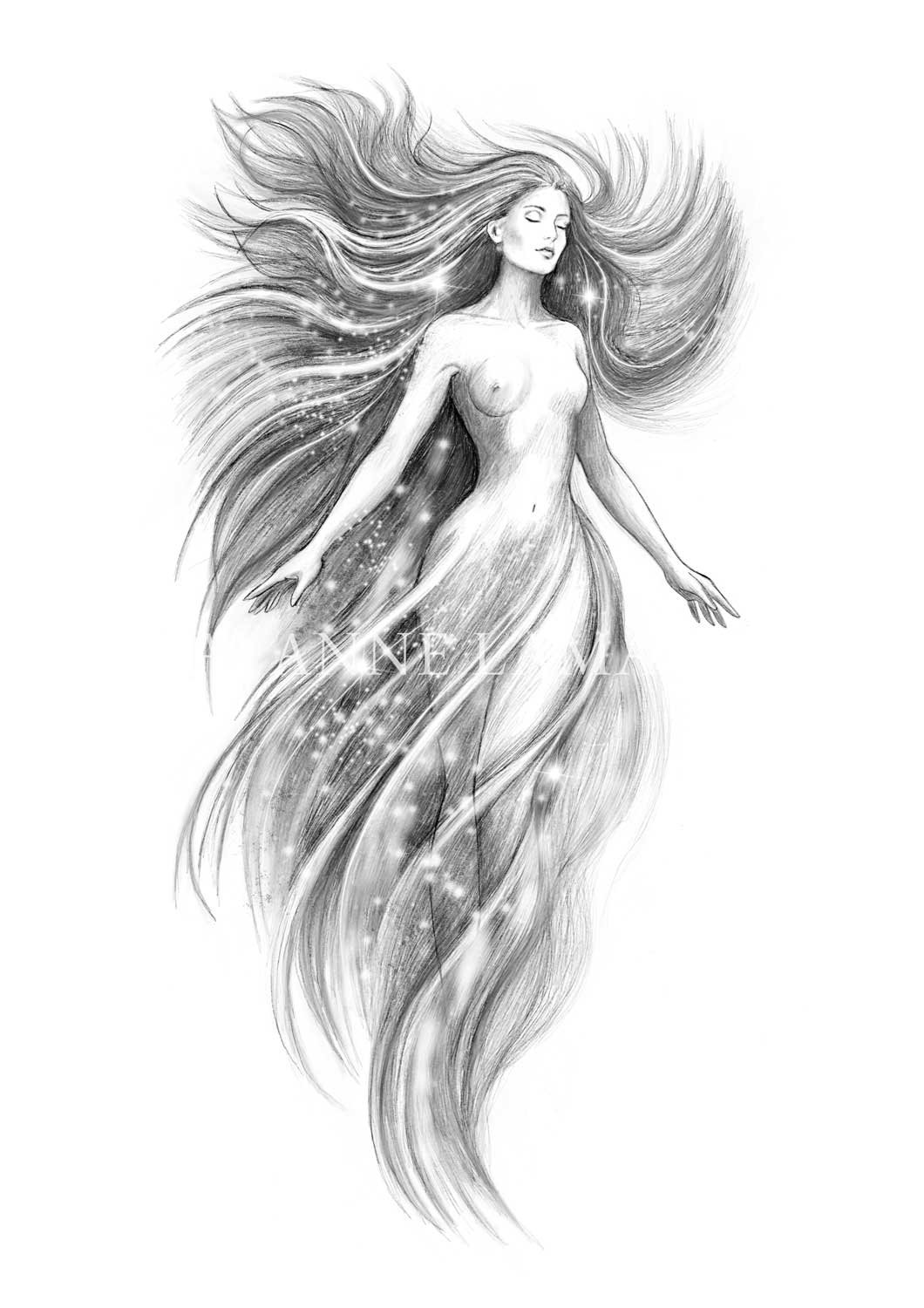 The Watcher | The Heart of Shadow Art Print product image (1)