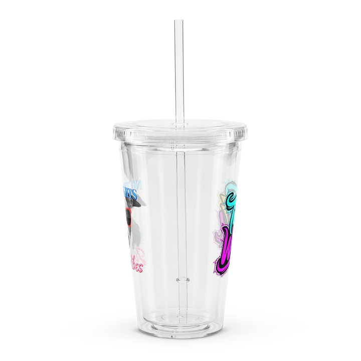 No Thoughts Just Vibes Travel Tumbler product image (2)