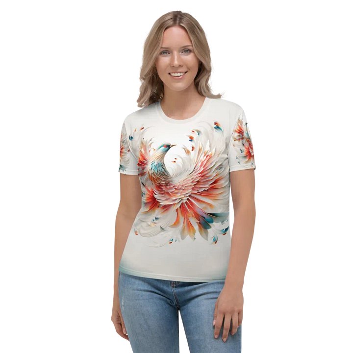 White pheasant T shirt product image (2)