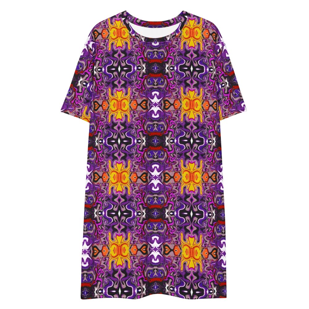 Purple African Inspired Pattern Dress product image (4)