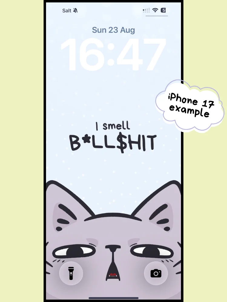 I Smell BS Phone Wallpaper product image (2)