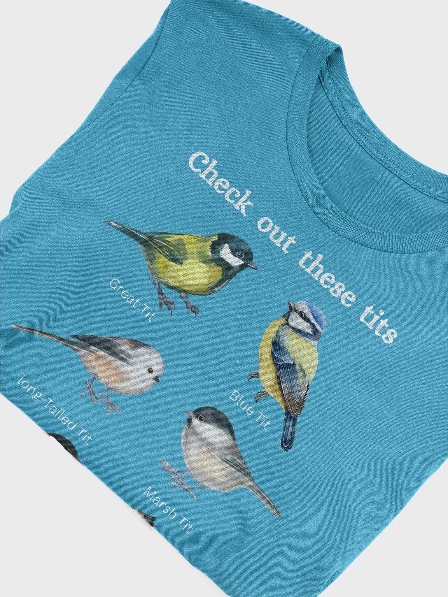 Funny tit birds T-Shirt product image (3)