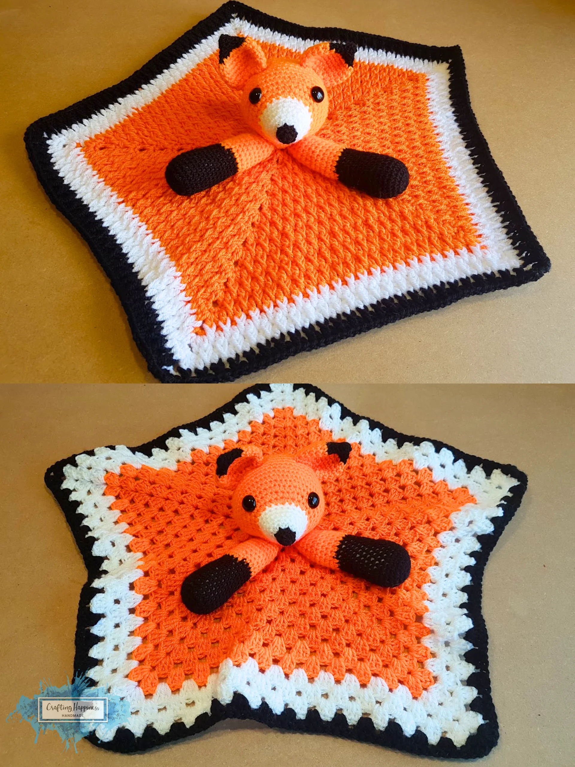 Crochet Fox Lovey Pattern – Beginner & Intermediate Options PDF Pattern - Crafting Happiness product image (2)