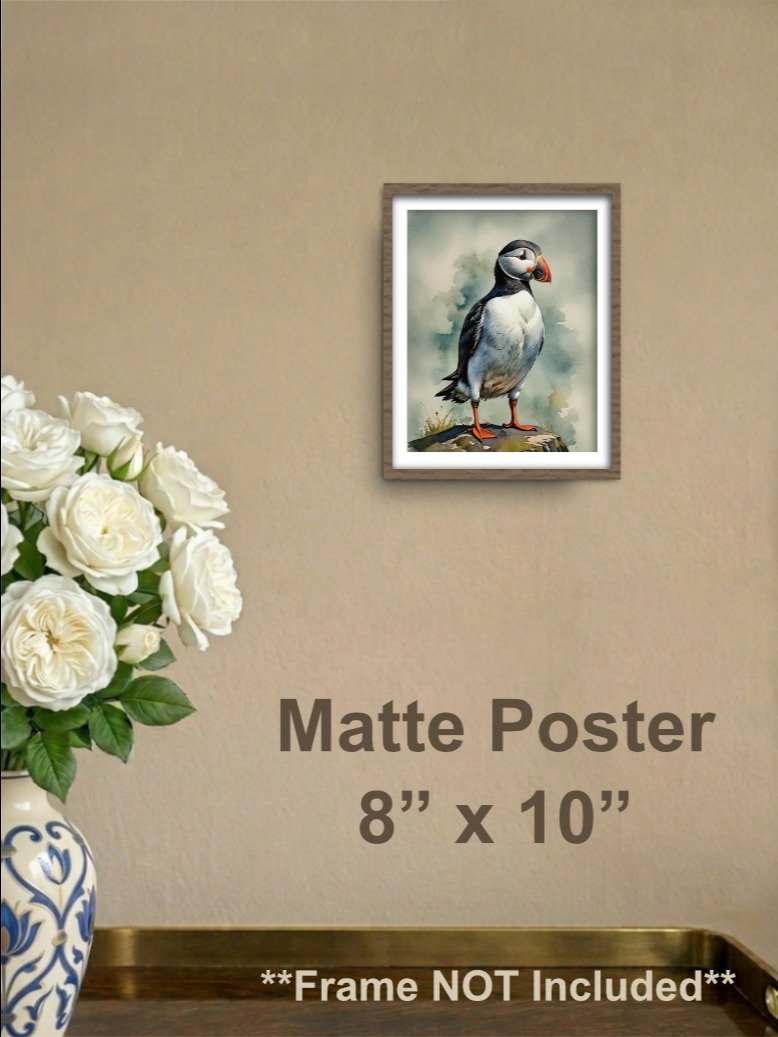 Atlantic Puffin Matte Poster product image (1)