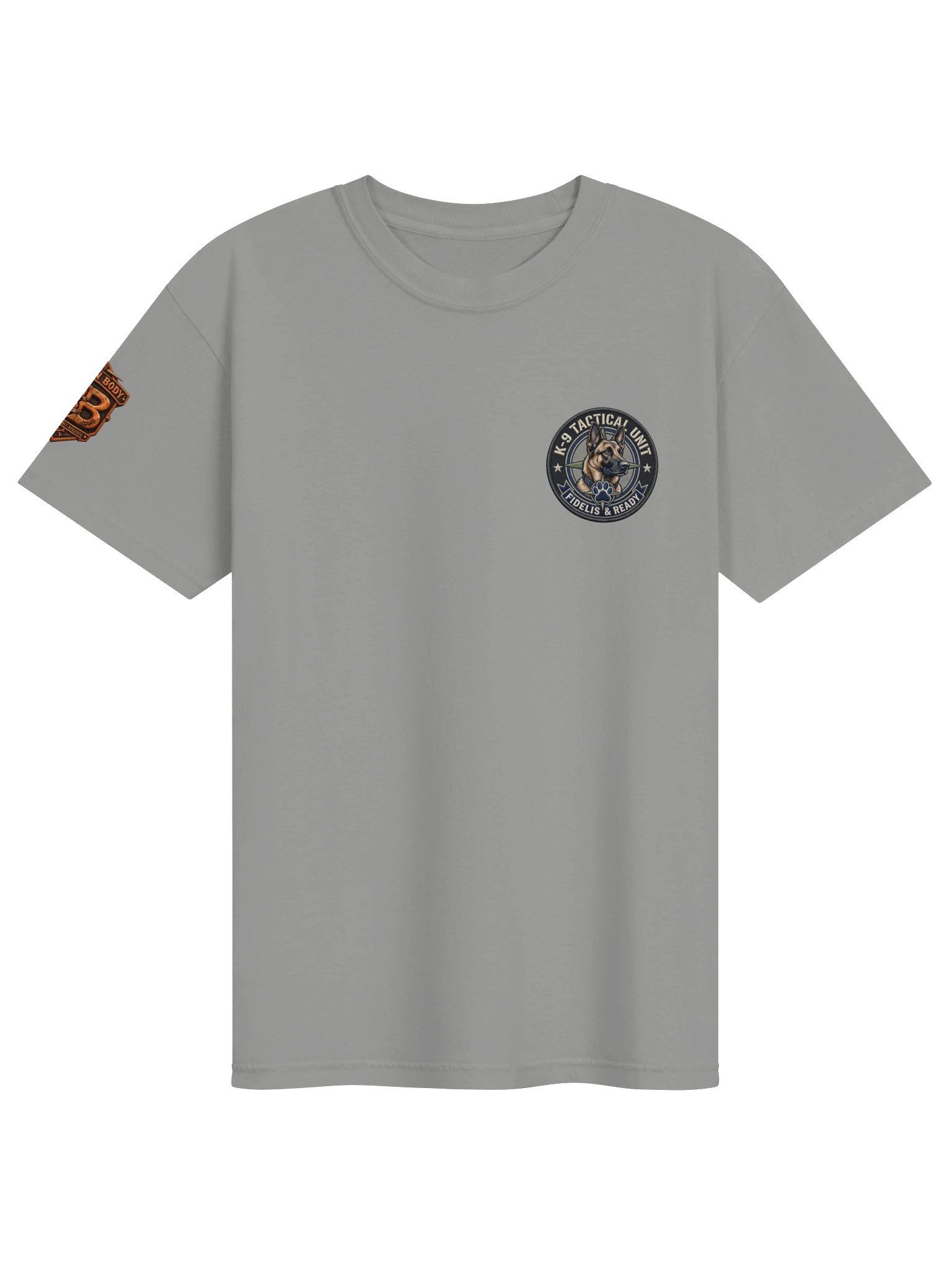 K9 Police Dog Shirt — In Dogs We Trust German Shepherd Tactical Tee | Flat Out Broken™ product image (2)
